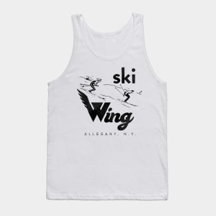 Vintage Defunct Ski Wing Allegany New York Tank Top